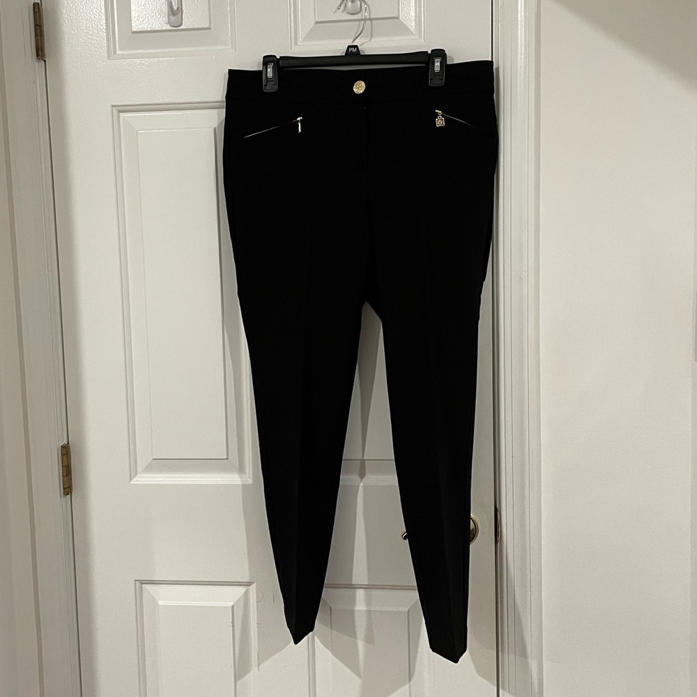 Anne Klein Black Petite Dress Pants